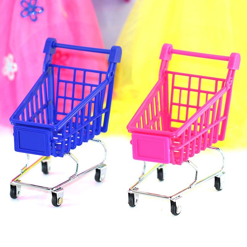 De kraam kinderen spelen speelgoed Mini supermarkt trolleys puzzel speelgoed auto simulatie De beste cadeau voor kinderen