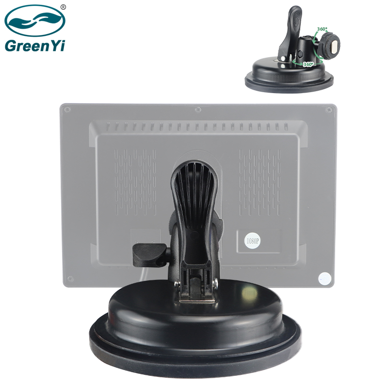 Greenyi Auto Kan Draaien 360 ° Grote Zuignap Rubber Standaard Beugel Voor Auto Desktop 7/8/9/10Inch Monitor