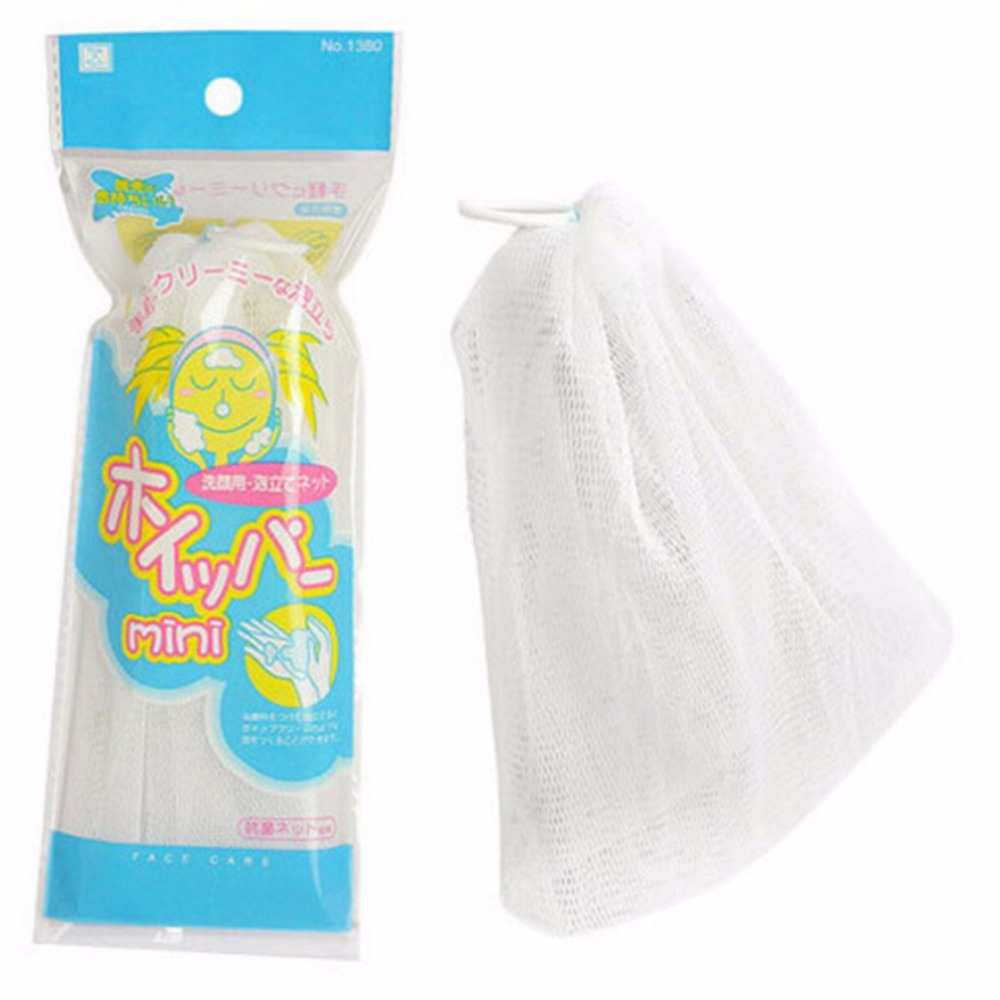 1pcs Mesh Net White Mesh Sponge Soft Bath Brush Sponges Shower Body Exfoliate Puff Sponge Scrubbers