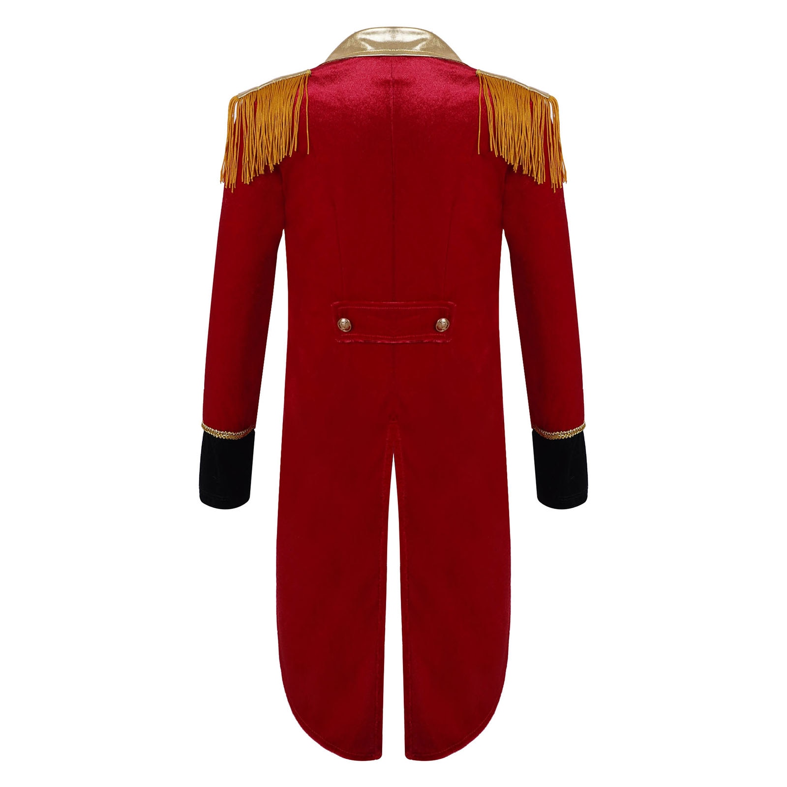 Kids Jongens Circus Circusdirecteur Kostuum Lange Mouwen Blazers Jas Jas Kerst Halloween Carnaval Cosplay Festival Rave Outfit