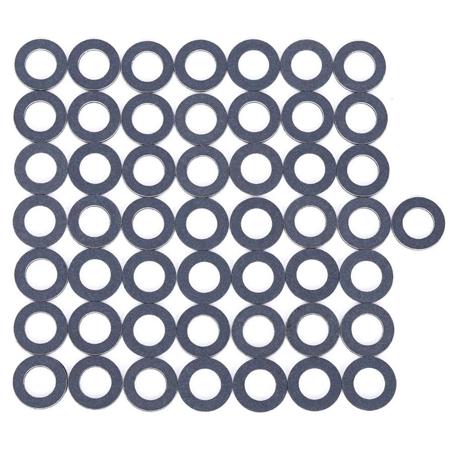 50 stk aftapningsprop pakninger 90430-12031 oem dele udskiftning passer til toyota / lexus olie pande knuse skiver metal aluminium legering