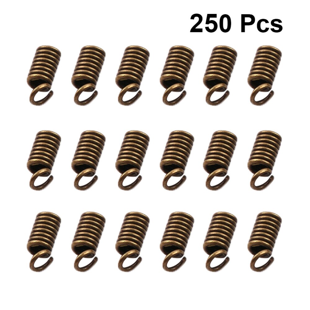 5 Packs DIY Jewelry Connectors Crafts Connecting Button Spring Buckles for Home Shop Dark Silver (3x7mm): As Shown 5