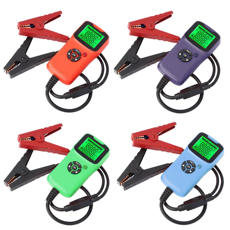 Digital 12V Car Battery Tester Vehicle Car LCD Battery Test Analyzer Auto System Voltage ohm CCA Test Diagnostic Tools