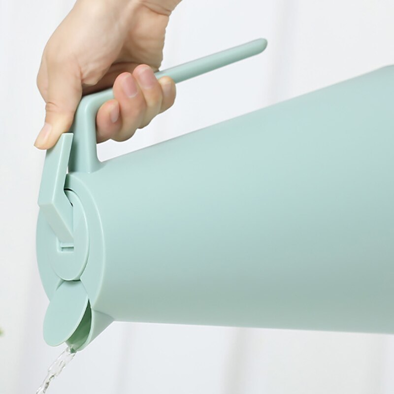 Termo grande de PP para el hogar, jarra de plástico para agua, revestimiento de vidrio plateado de cobre, tetera de café, ollas de té , artículos de cocina, 1000ML