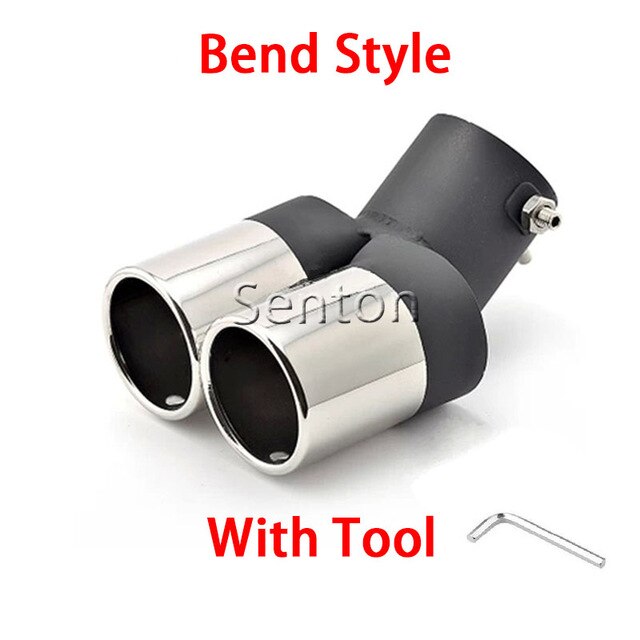 YITUMU Car Modification Tail Throat And Tail Pipe, Car Exhaust Pipe