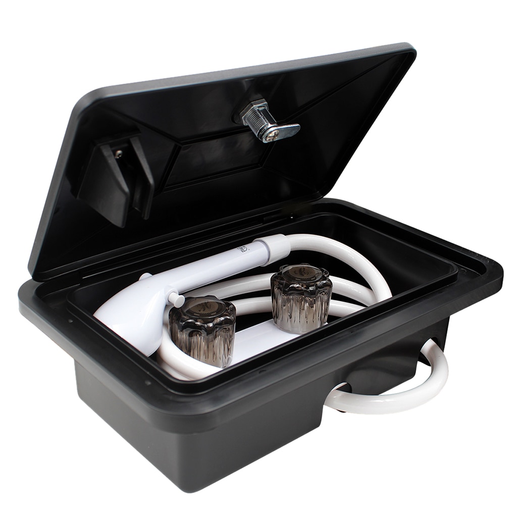 Outdoor Exterior Shower Box Set for RV / Camper / Trailer / Motorhome