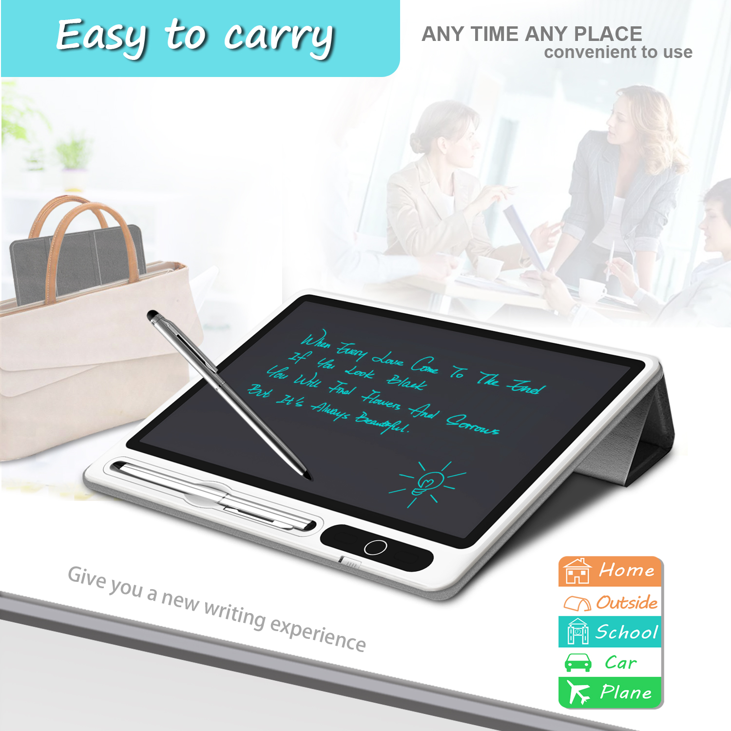 9.3inch LCD Writing Tablet Doodle Board, Flip protestive Cover , Doodle Board ,Christmas for 3 4 5 6 year Old BOYs /GIRLs