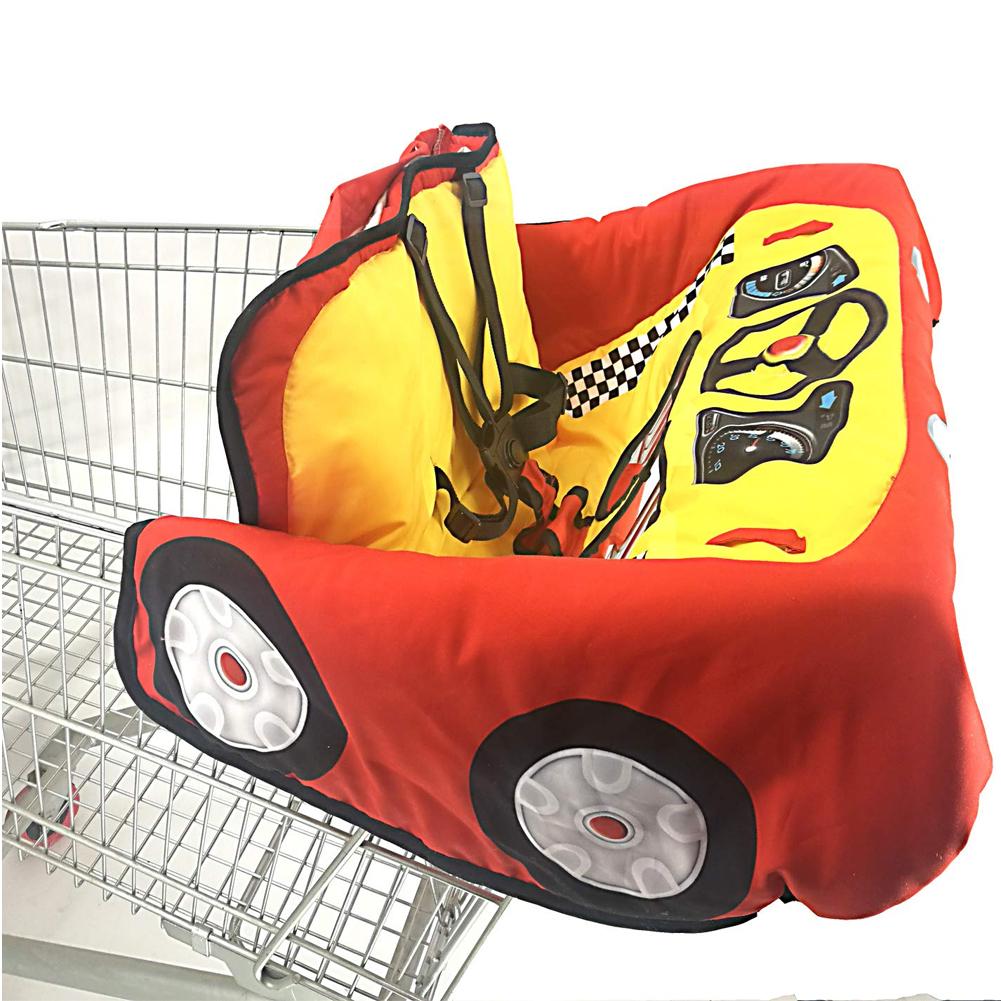 Coussin Portable avec poches pour supermarché | Coussin pour chariot de courses, Protection de la chaise de salle à manger, sécurité pour voyage, soins pour enfants