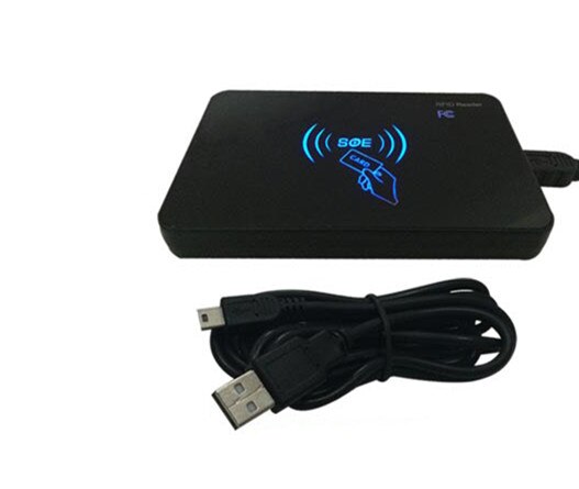 LED indicator 125Khz RFID Reader EM4100 USB Proximity Sensor Smart Card Reader