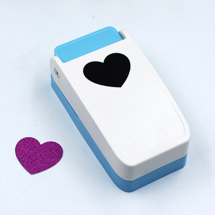 1.5" Extra large Handmade Crafts and Scrapbooking Tool Paper Punch For Photo Gallery DIY Card Punches Embossing device: green