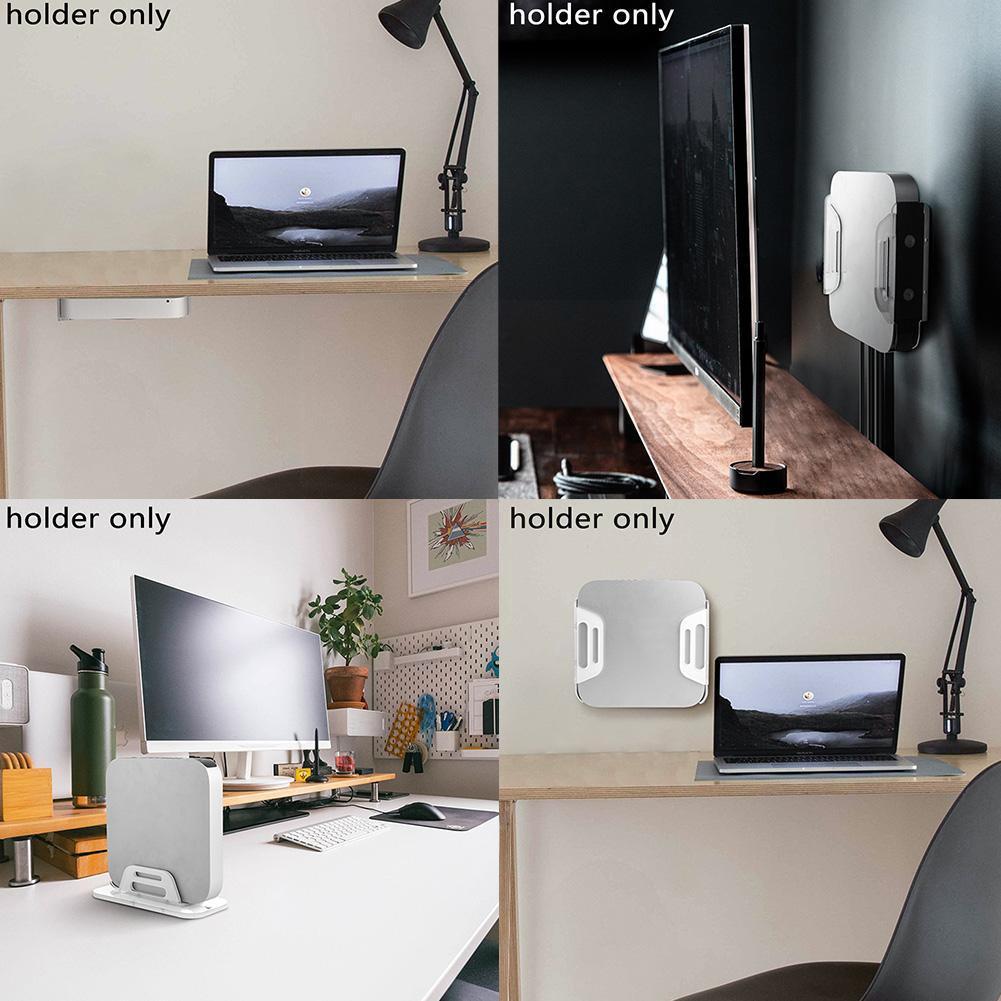 Router Box Acrylic Bracket for MAC Mini Multi-function Stand Desktop Cooling Holder Base Support Frame Wall Storage Rack B6G3