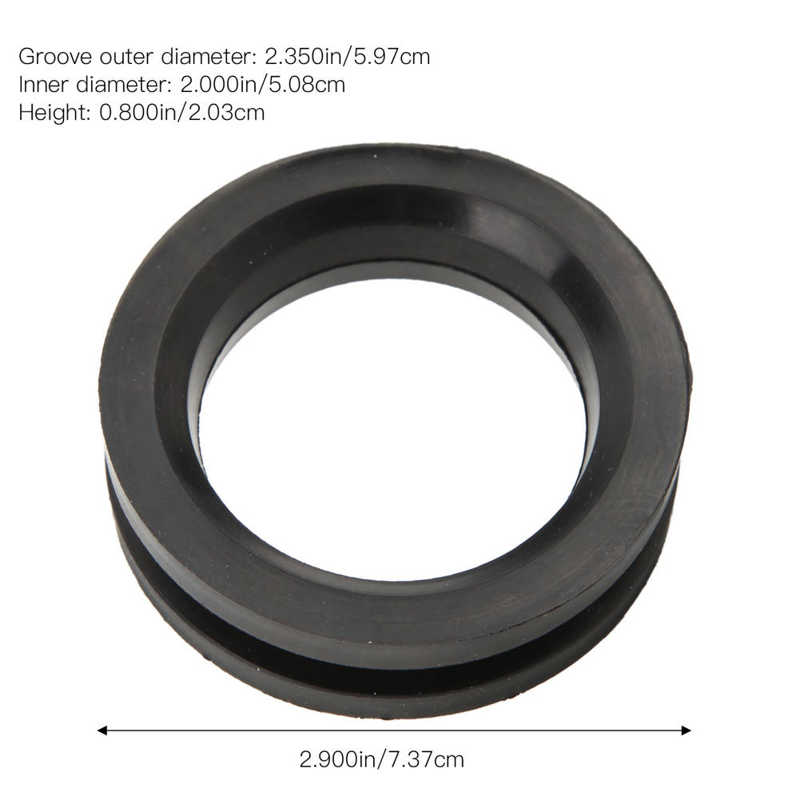 Arandela de goma para llenado de tanque de combustible, arandela para cuerpo A, B, E, C, 1964-1974, cuello de llenado de tanque de Gas