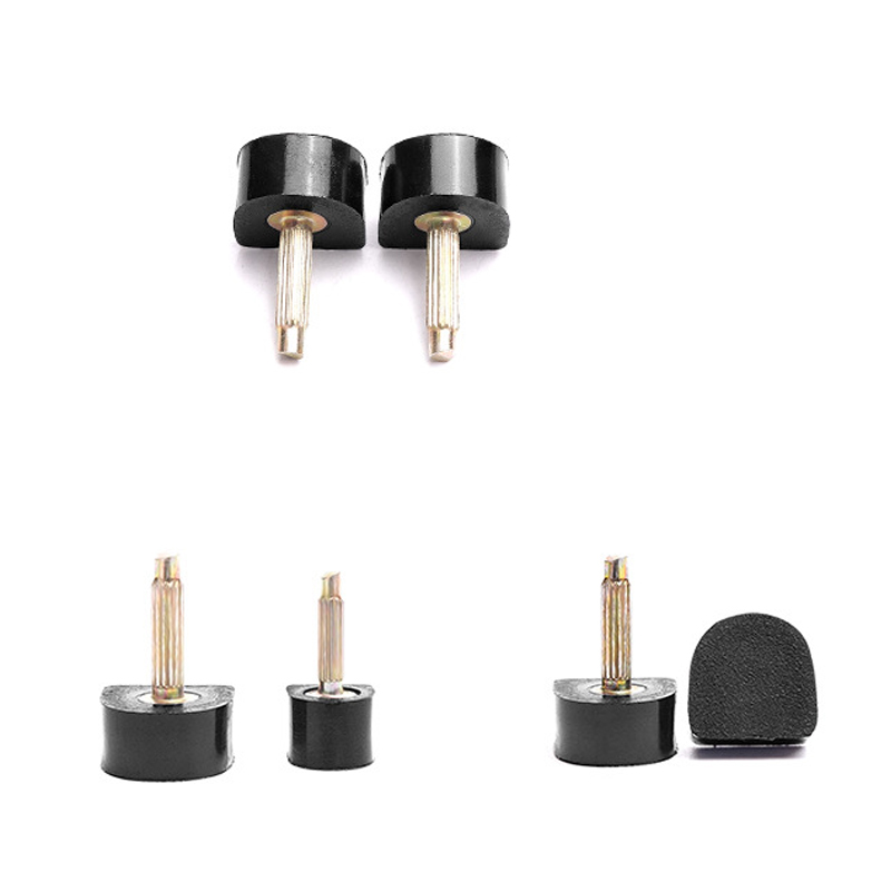 1Pair High Heel Repair Tips Pins For Women Shoes Wear-resistant Non-slip Silent Spikes Black Replacement Stiletto Shoe Heel Tips
