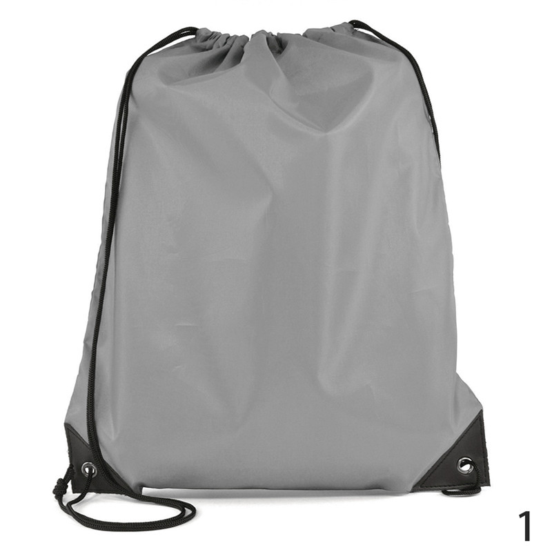freundlicher Tragbare Wasserdichte Sport Tasche Verdicken Kordelzug Gürtel Reiten Rucksäcke Fitnessstudio Kordel Schuhe Taschen tanzen Ballett PE Rucksack: Grau