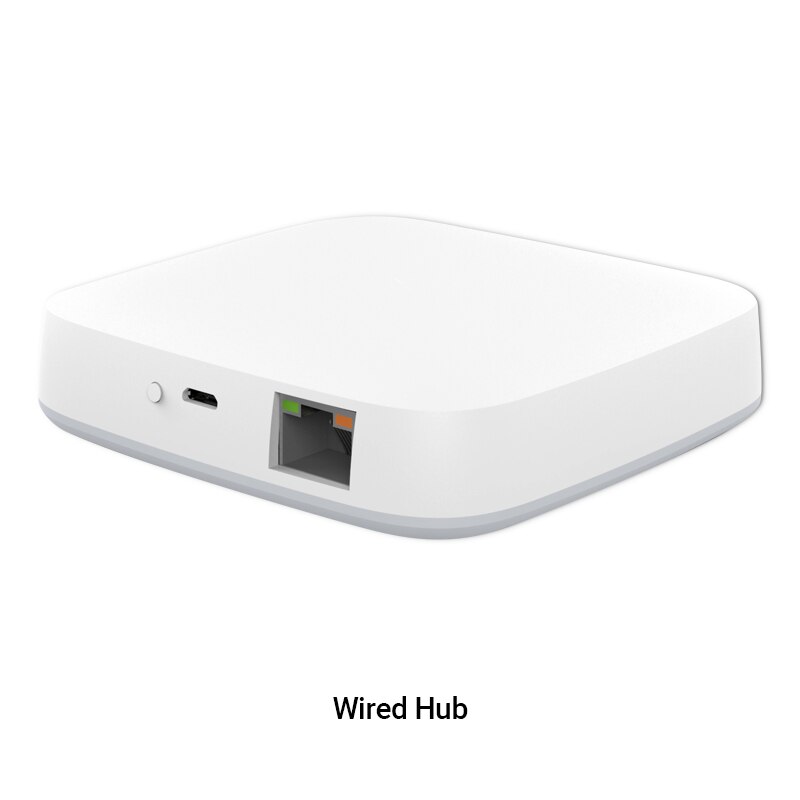 Tuya ZigBee Smart Gateway Hub Smart Home Brücke Smart Leben APP Wireless Remote Controller Arbeitet Mit Alexa Google Hause: Wired Hub