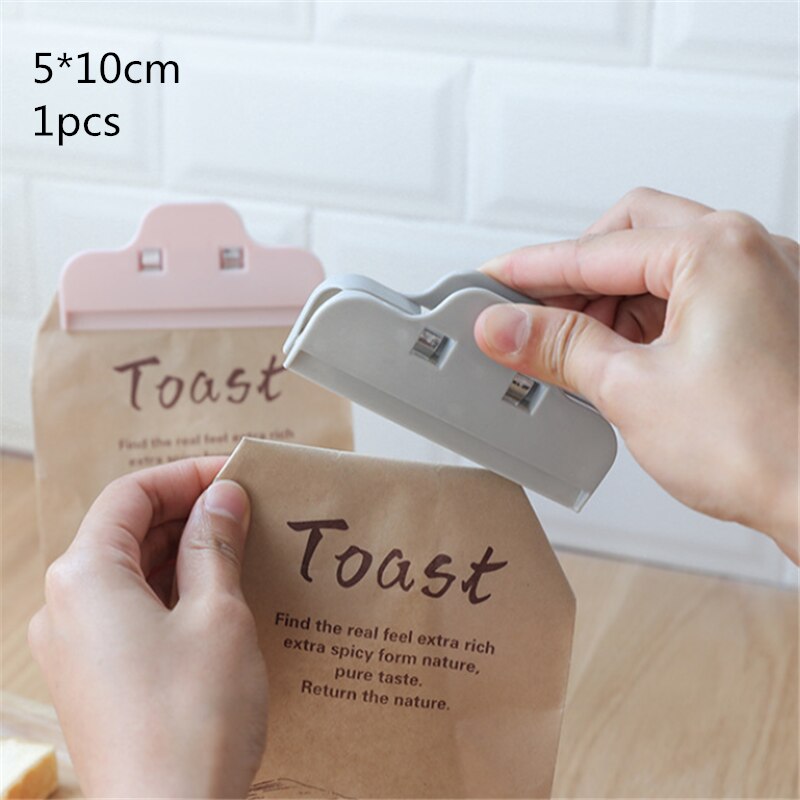 Máquina selladora de utensilios de cocina Mini sellador al calor portátil, bolsa de plástico, paquete de almacenamiento, práctico sellador fácil de sellar para aperitivos: 1pcs