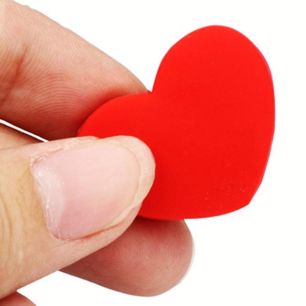 1pc Vibration Dampeners To Reduce Heart-Shaped Silicone Raqueta 2 Colors