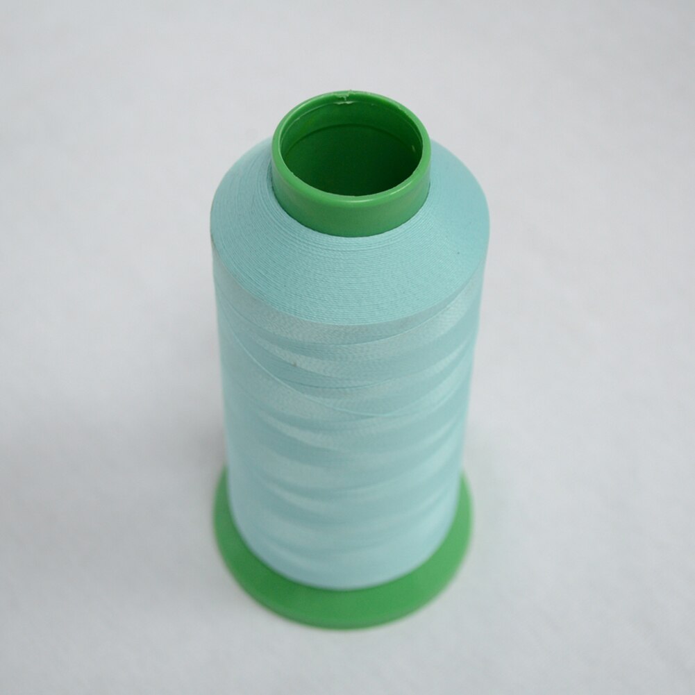 hilo de coser de POLIÉSTER + luminoso que brilla en la oscuridad, para bordar, DIY: Light Blue