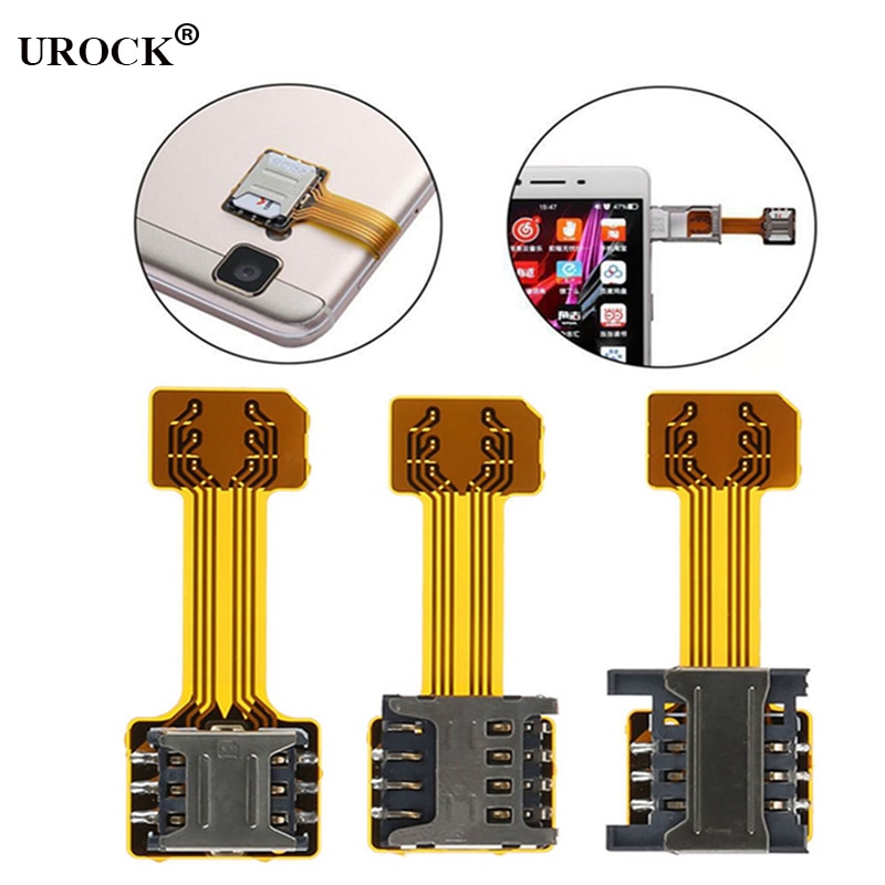 Double carte SIM hybride universelle TF pour Micro SD TF adaptateur d'extension 2 Mini Nano Micro téléphone Android pour Xiaomi