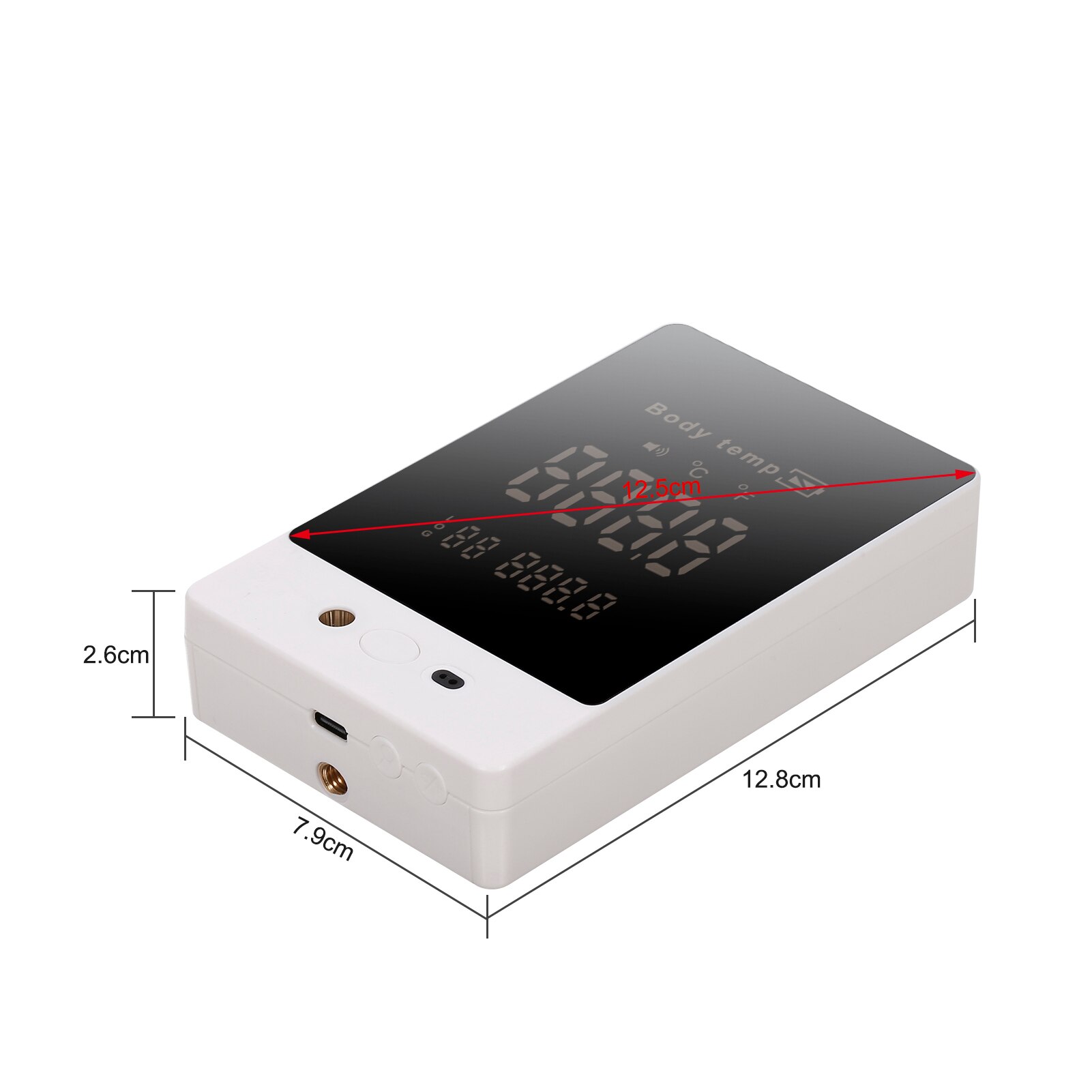 Auto Intelligent Non-contact Infrared Thermometer Measuring °C / °F Unit Switch Fever Alarm for Factories Shops Office Shops