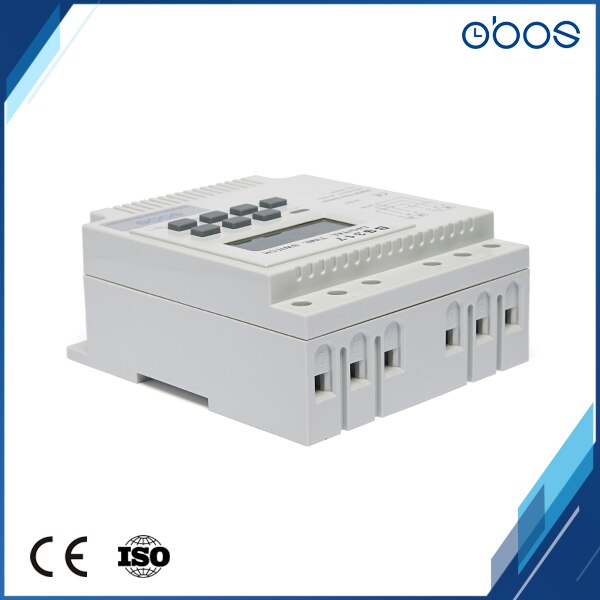built-in battery 3 phase 380V 25A 50/60Hz programmable timer with 16 times on/off per day time settiing ragne 1min-168H