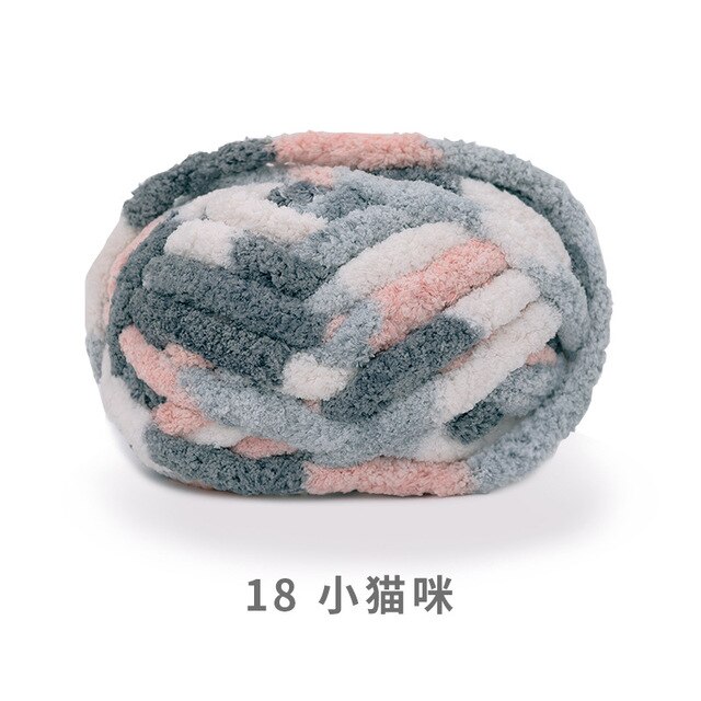 226g/Ball Super Dicke Wolle klobig Garn Filz Wolle umherziehen Garn Hand-gestrickte Kappe Decke Kissen Haustier Nest Häkeln Garn: 18
