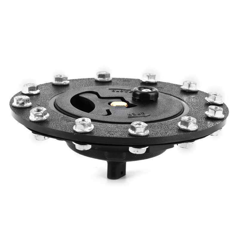 Fuel Cell Gas Tank Filler Cap Twist Cover Fitting Flame Resistance with Nut Bolt Universal Gas Tank Filler Plate