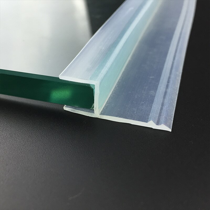 Siliconen Afdichting Strip H-Vormige Raam Afdichting Winddicht Badkamer Douche Waterdicht Frameloze Glazen Deur Raam Afdichting Strip