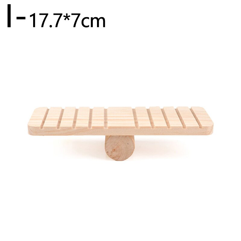Petit Hamster en bois molaire jouets à mâcher Animal écureuil néerlandais cochon sport exercice soins dents jouets créatifs fournitures pour animaux de compagnie: I