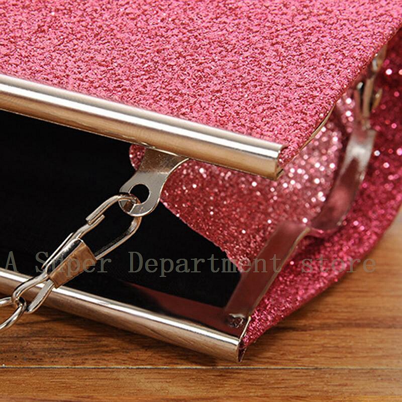 ABDB borsa a tracolla per borsa da banchetto per matrimonio da sera con pochette glitterata da donna