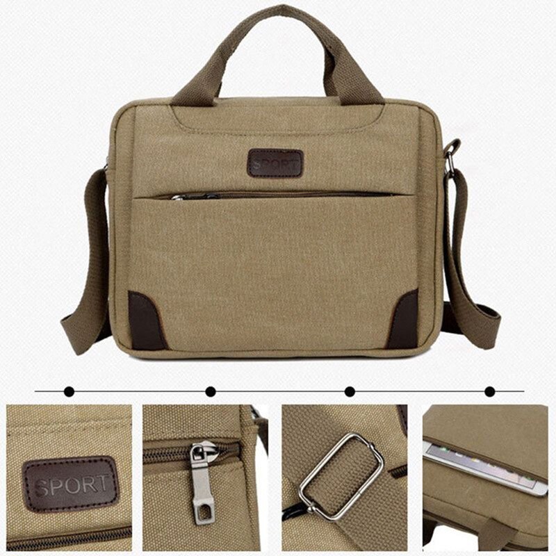 hommes toile bandoulière randonnée militaire messager fronde sac à bandoulière sacs à bandoulière