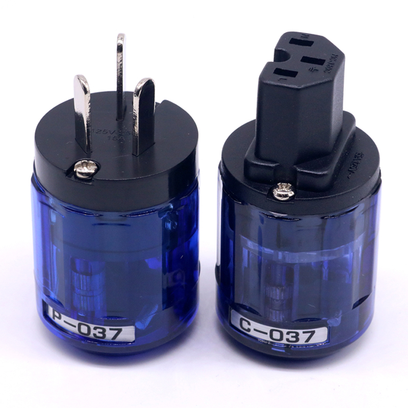 HiFi Pair P-037 C-037 AU Power Plug IEC Connector Ac Power Cord power cable Plugs socket connector adapter