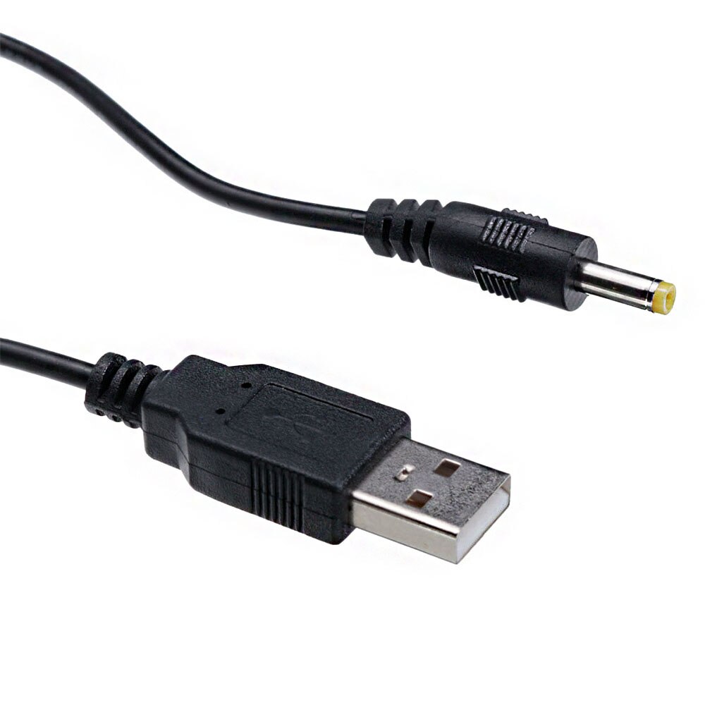 Cable de carga para Sony PSP 1,2, 1 unidad, 4,0 m, cobre puro, negro, 1A, 5V, USB a DC, 1,7x4,0mm, interfaz Universal