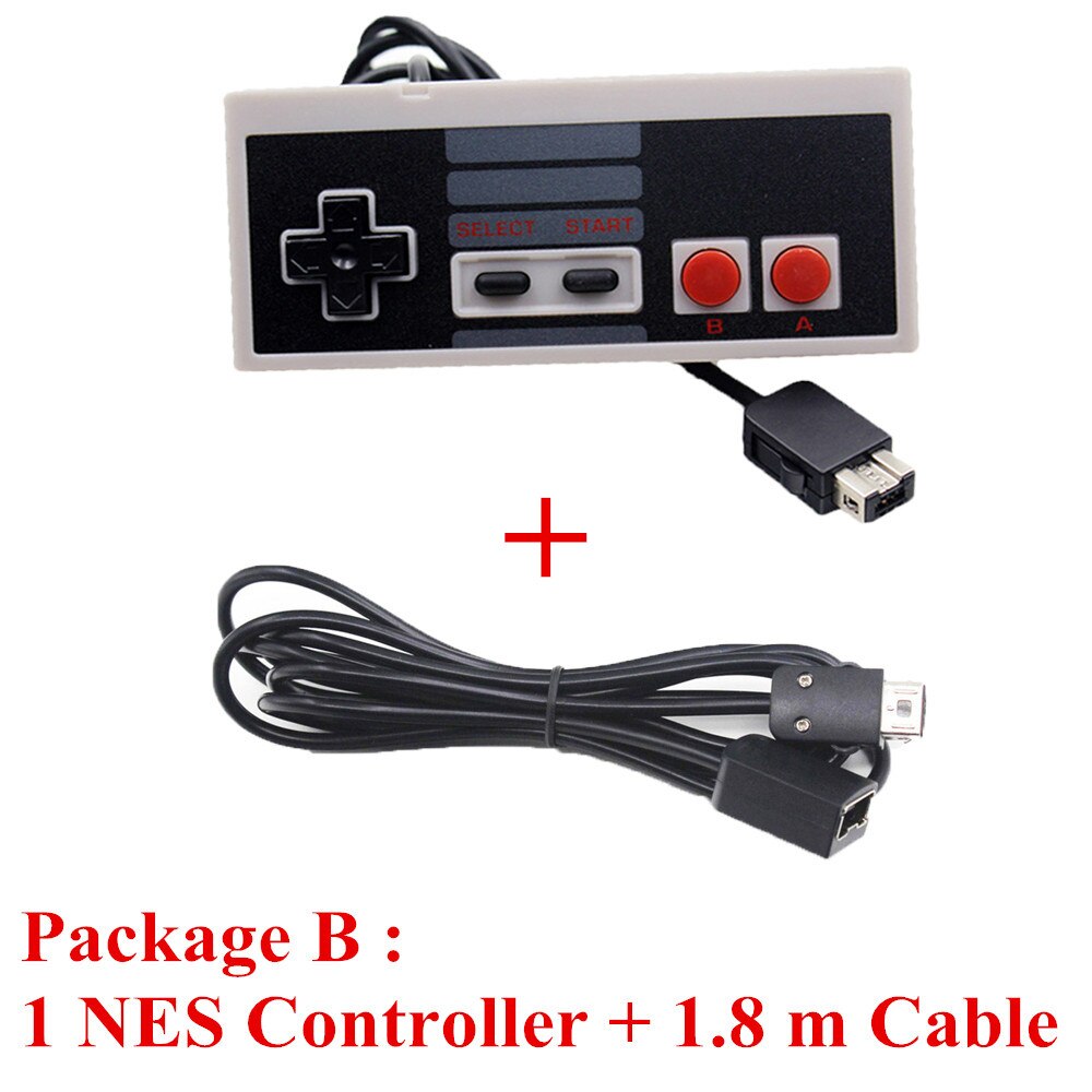 IVYUEEN-minicontrolador de consola para NES Classic, mando con Cable de extensión de 10 pies, 1,8 m/3,0 m: Package B