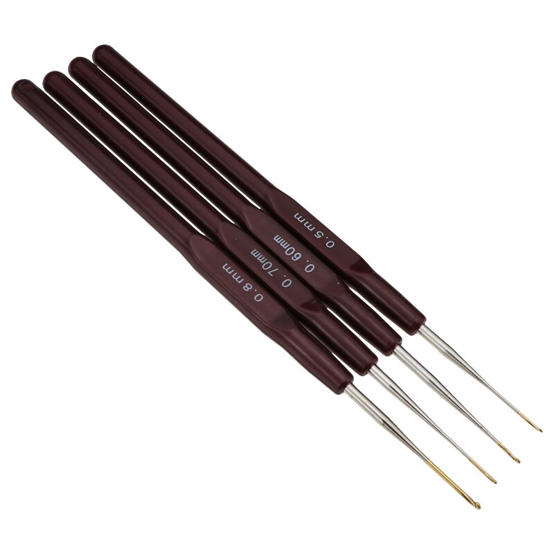 18 stks/set Haaknaalden 0.5mm-2.2mm Aluminium Haak Naald Set Garen Craft Kit Breien Accessoire Voor vrouwen Moeder