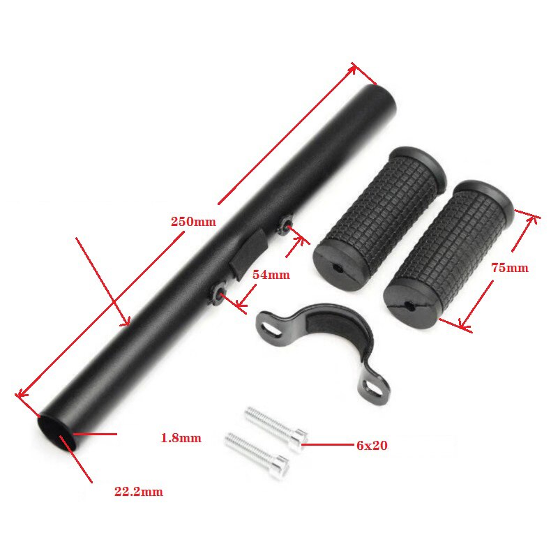 Scooter elettrico per Bambini Manopole Scooter Pieghevole per Xiaomi Universale Manubrio Del Silicone In Acciaio Inox per I Bambini