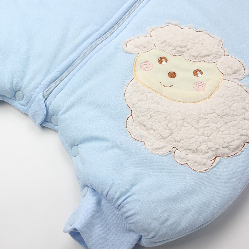 Afneembare Mouwen Jongens Meisjes Baby Kids Baby Slaapzak Katoenen Baby Slaap Zakken Herfst Winter Kinderen Dekens