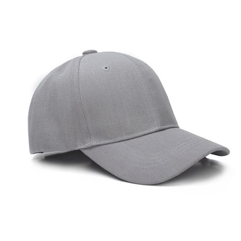 Sun orange Baseball Cap Plain Curved Sun Visor Hat Solid Color peaked caps Adjustable Dad caps Unisex Outdoor cap 2022: grey