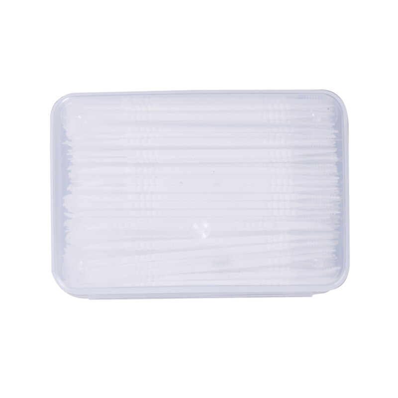 FAWN MUM Portable Toothpicks 300pcs Soft Plastic Massage The Gums Soft Dental Interdental Cleaning Brushes Oral Care Toothpick