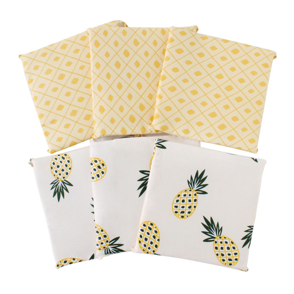 6Pcs Carros Almofadas Forro de Berço Berço Do Bebê Respirável Confortável Berçário Almofadas para Cama Padrão do Forro para a Criança Segura Guardas Protetor: YELLOW