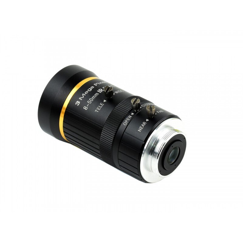 Official Raspberry Pi 8-50mm Zoom Lens Adjustable Angle Of View C-Mount For Camera