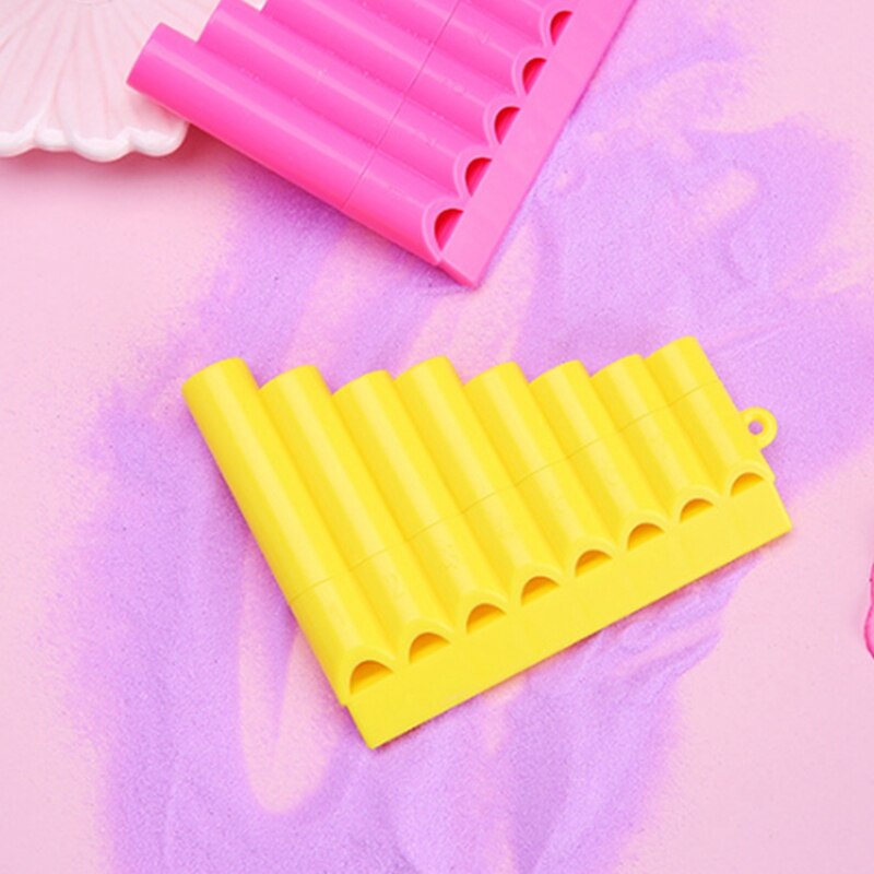 3 pièces bois Pan flûte 8 Tube en plastique rangée flûte Flauta Panpipe à la main Pan Flauta enfants Instruments de musique