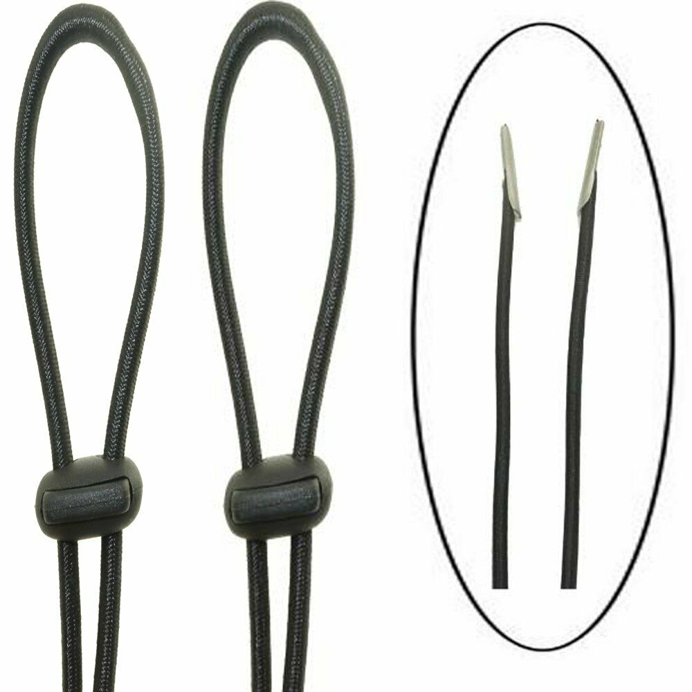 2 Hat Flexible Removable Chin Cord Windproof Strap Clip Adjustable Cord Fastener