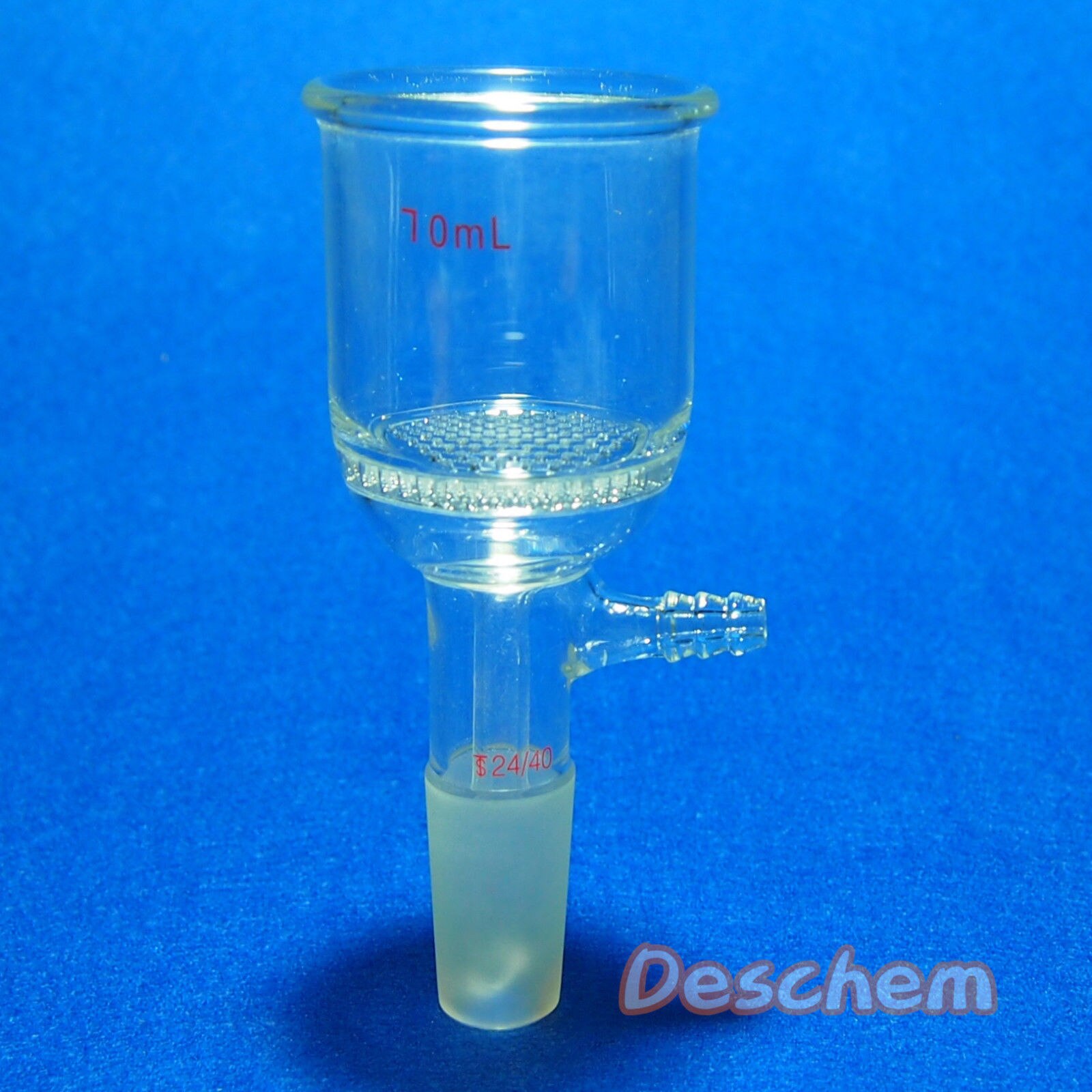 250ml,Lab Suction Filtration Device,47mm Buchner Funnel & Glass Erlenmeye Flask