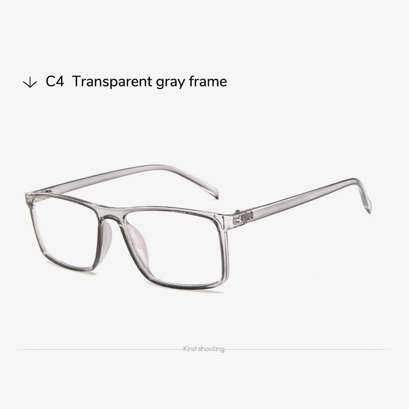 Toketorism high rectangle glasses for myopia spectacle frames for women men 9242: C4