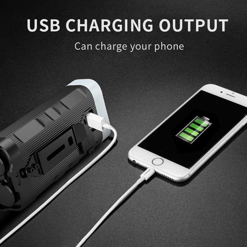 5000LM Fahrrad Licht 2x L2 LED Fahrrad Licht USB Aufladbare 5200mAh Batterie Radfahren Magnet Taschenlampe Mit Led-bildschirm lampe