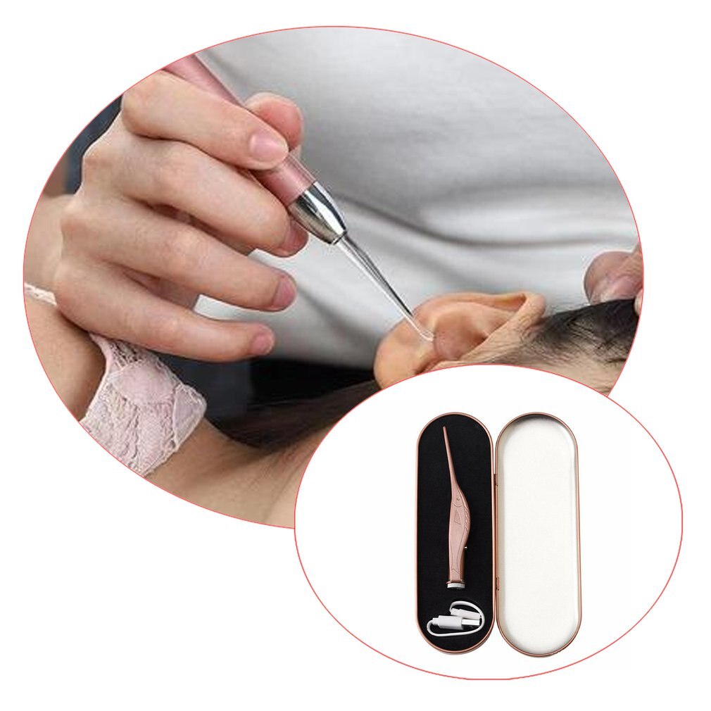 Kinderen Lichtgevende Oor Pick Oplaadbare Led Oorsmeer Pincet Oor Clip Zichtbare Oor Schoner Artefact Oplaadbare Gezondheid Producten