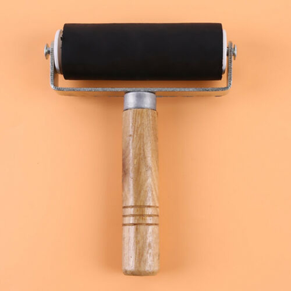 1pcs Heavy Duty Hard Rubber Roller Printing Ink Lino Artists Art Craft Tool Paint Tool