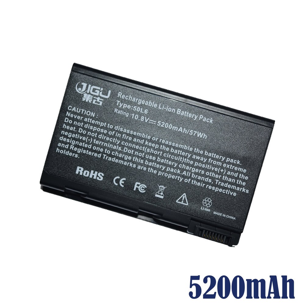 Jigu Laptop Batterij Voor Acer Aspire 3100 3690 9110 9120 9800 9810 9920G BATBL50L4 BATBL50L6 BATCL50L6 5100 5110 5515 5610 5630