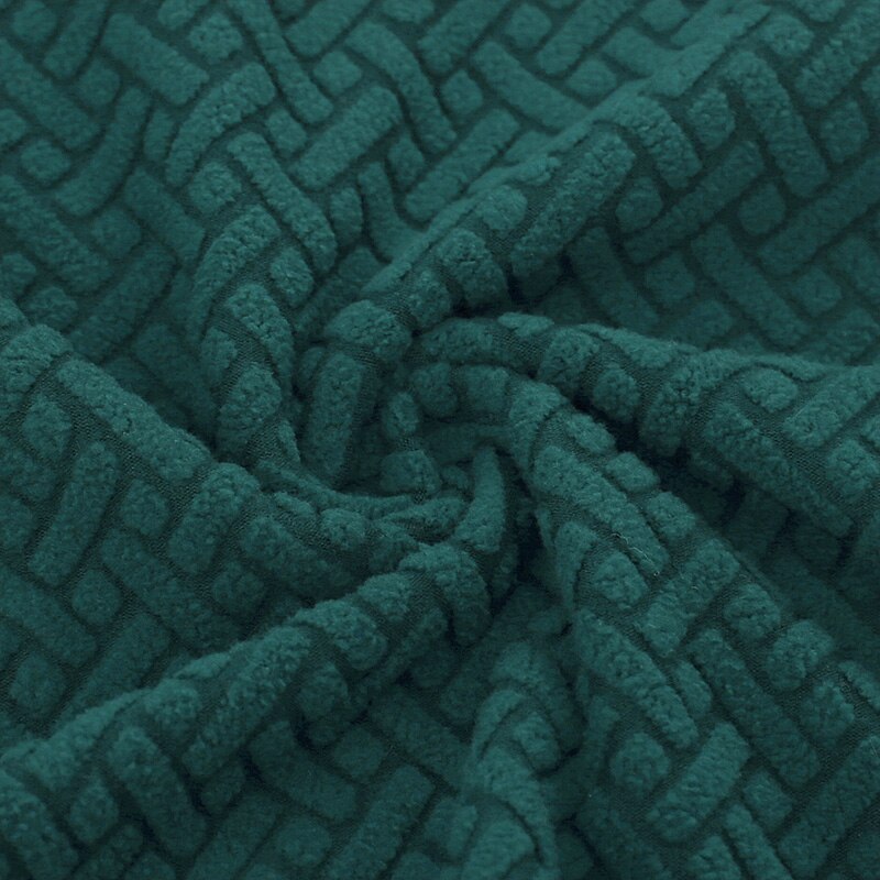 Verwijderbare Eetkamerstoel Seat Cover Jacquard Stretch Stoel Zitkussen Hoes Voor Eetkamer Keuken Stoelen: teal